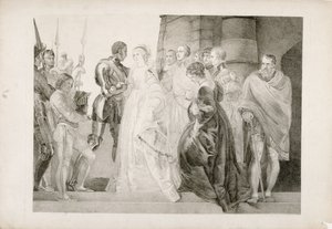 Othello, Acte II, Scène I, gravé par Thomas Ryder